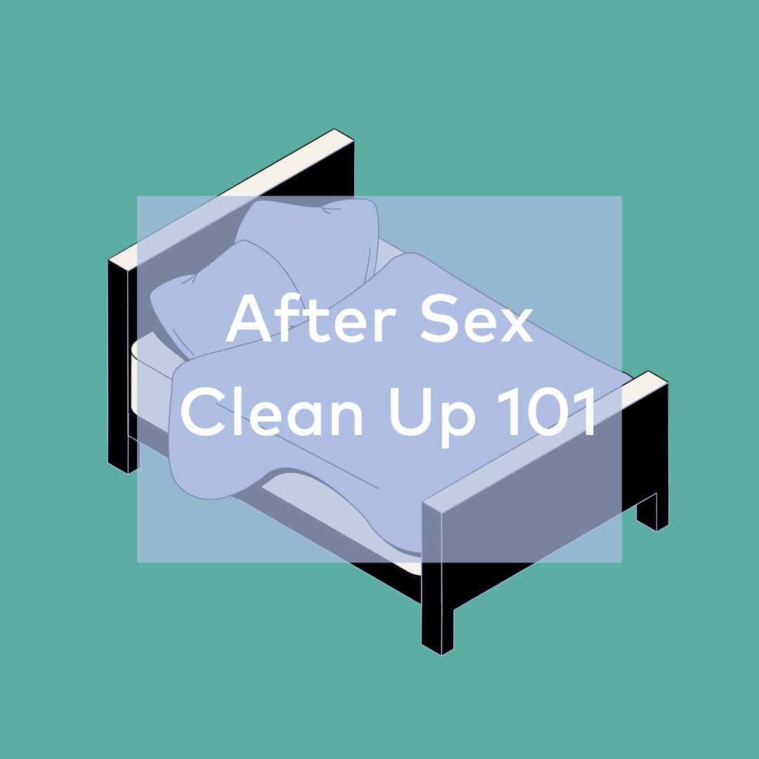 after sex clean up 101 bed graphic