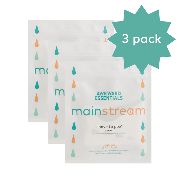 Mainstream - Pee Funnel + TP - 3 pack
